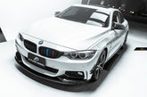 Future Design Carbon Carbon Fiber Front Bumper Canards for BMW 4 Series F32 F33 F36 - Performance SpeedShop